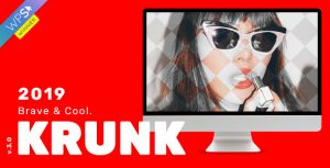 Krunk v3.1.2 - Brave & Cool WordPress Blog Theme
