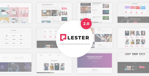 Lester v2.0 - Creative Portfolio WordPress Theme