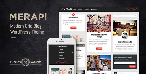 Merapi v1.6 - Modern Grid Blog Theme