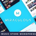 Miraculous v1.0.4 - Online Music Store WordPress Theme