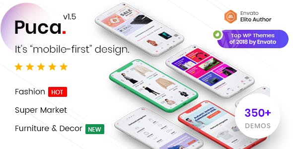 Puca v1.5.1 - Optimized Mobile WooCommerce Theme