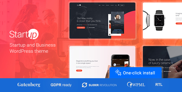 Startup Company - Theme for Business & Technology