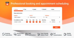 Bookly Booking Plugin v17.2 - Responsive Appointment Booking