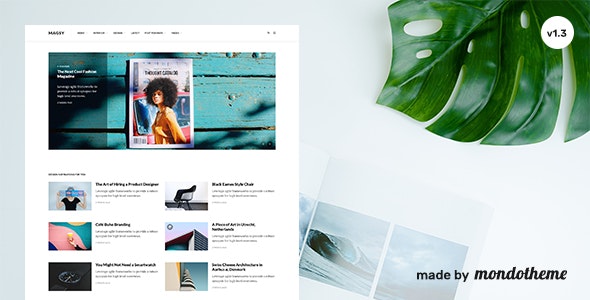 Magsy v1.3 - Modular Magazine & Blog Theme