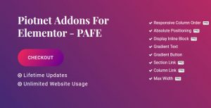 Piotnet Addons Pro For Elementor v5.0.1 Free Download