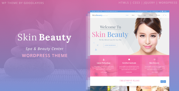 Skin Beauty - Beauty | Spa | Salon WordPress Theme
