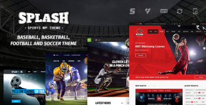 Splash v3.9 - Sport WordPress Theme