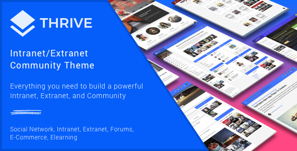 Thrive v3.1.2 - Intranet & Community WordPress Theme