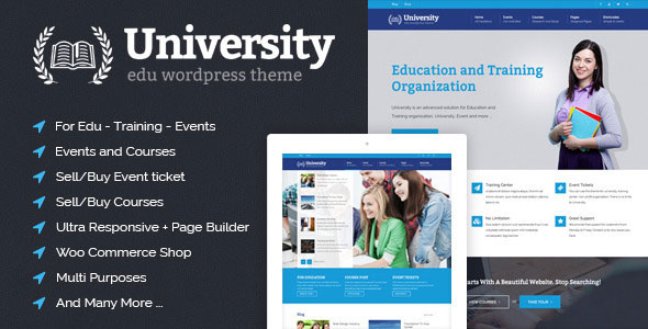 University v2.1.3.8 - Education, Event and Course Theme