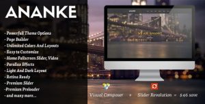 Ananke v3.8.1 - One Page Parallax WordPress Theme