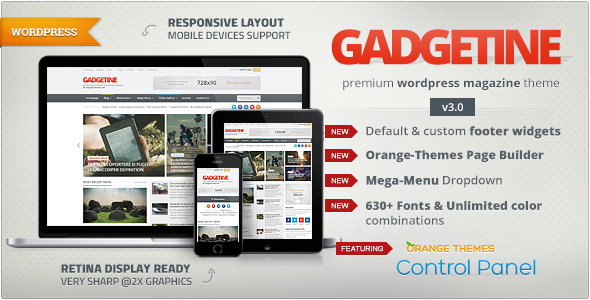 Gadgetine v3.1.0 - WordPress Theme for Premium Magazine