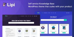 Lipi v1.2 - Self Service Knowledge Base and Creative WordPress Theme