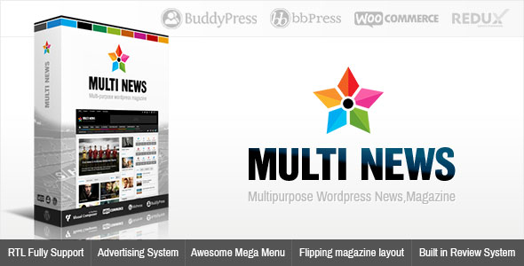 Multinews v2.6.5 - Multi-purpose WordPress News, Magazine