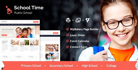 School Time v2.1.0 - Modern Education WordPress Theme