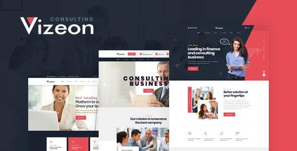 Vizeon - Business Consulting WordPress Themes