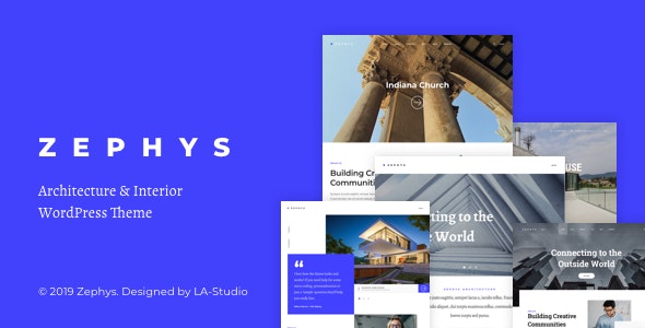 Zephys v1.0.1 - Architecture & Interior WordPress Theme