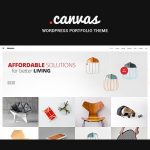 Canvas v2.5.5 - Interior & Furniture Portfolio WP Theme