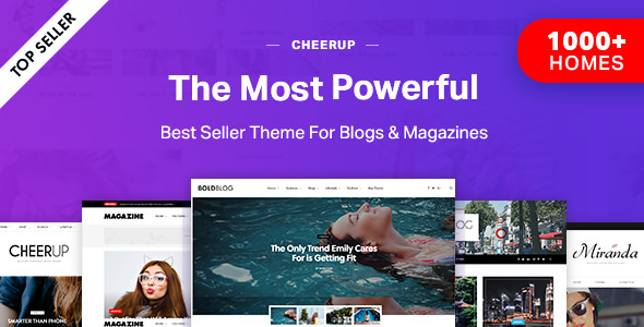 CheerUp v6.1.1 - Blog / Magazine - WordPress Blog Theme