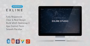 Exline v1.5.9 - One Page Multipurpose WordPress Theme