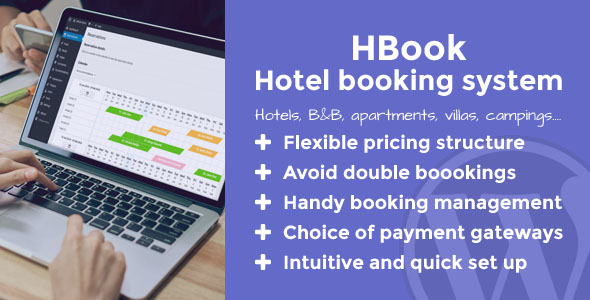 HBook v1.8.10 - Hotel booking system - WordPress Plugin