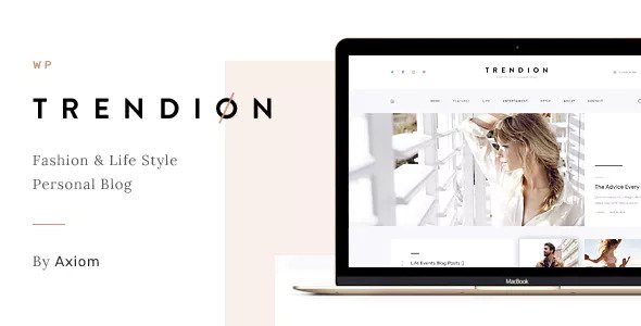 Trendion v1.1.4 - A Personal Lifestyle Blog and Magazine