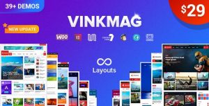 Vinkmag v2.6 - Multi-concept Creative Newspaper