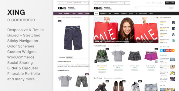 Xing v2.1.1 - Business / eCommerce WordPress Theme