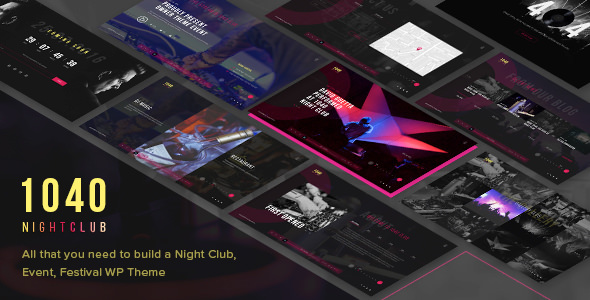 1040 Night Club v1.2 - DJ, Party, Music Club Theme