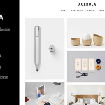 Acerola v1.6 - Ultra Minimalist Agency Theme
