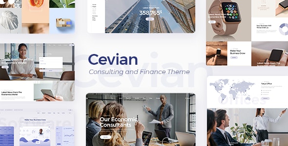 Cevian v1.0 - Consulting and Finance Theme