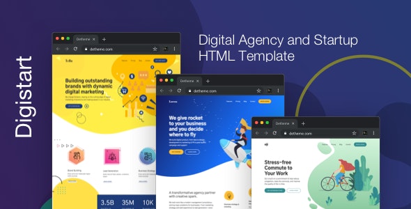 Digistart v1.0.0 - Digital Company HTML Template