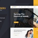 ElectroServ v1.3.2 - Electrical Repair Service WordPress Theme