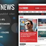 FlatNews – Responsive Magazine WordPress Theme