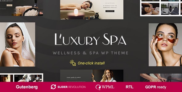 Luxury Spa v1.0.9 - Beauty Spa & Wellness Resort Theme