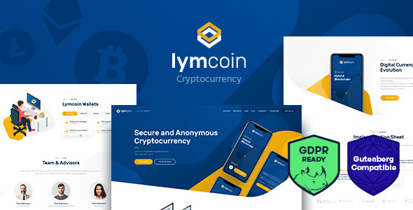 Lymcoin v1.3 - Cryptocurrency & ICO WordPress Theme
