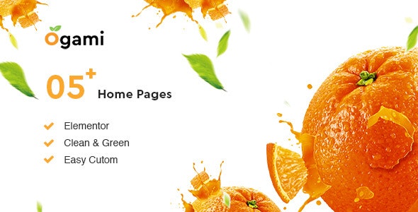 Ogami v1.11 - Organic Store & Bakery WordPress Theme