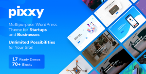 Pixxy v1.0.8 - App, Software & SaaS Startup WordPress