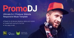 PromoDJ v3.0 - DJ / Producer / Musician Website Responsive Muse Template