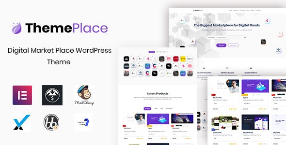 ThemePlace v1.0.7 - Marketplace WordPress Theme