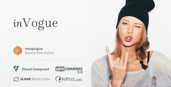 inVogue v1.24.4 - WordPress Fashion Shopping Theme