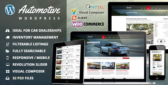 Automotive v11.3 - Car Dealership Business WordPress Theme