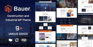 Bauer v1.2 - Construction and Industrial WordPress Theme