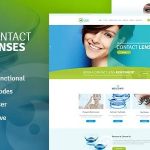 Contact Lenses Store & Vision Therapy Clinic Doctor v1.2 - WordPress Theme