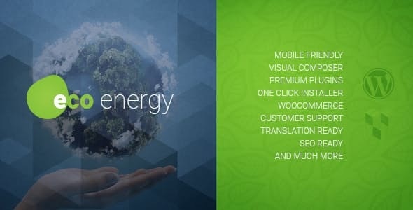 ECO Energy v1.9.1 - Ecology & Alternative Power Company WordPress Theme