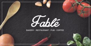 Fable v1.2.3 - Restaurant Bakery Cafe Pub WordPress Theme