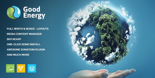 Good Energy v1.6 - Ecology & Renewable Power Company WordPress Theme