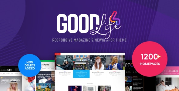 GoodLife v4.1.6.1 - Responsive Magazine Theme