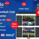 Khelo - Soccer & Sports WordPress Theme