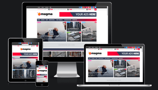 Magma Responsive Magazine Blogger Template v2.0