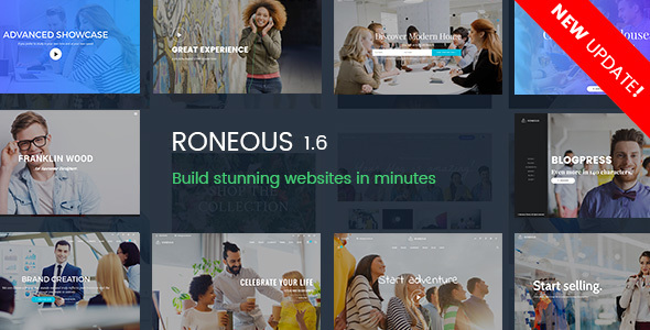 Roneous v1.7.2 - Creative Multi-Purpose WordPress Theme